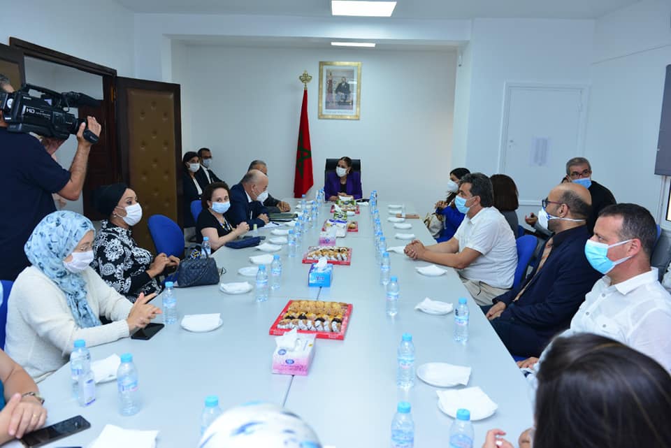 Mme Nozha Bouchareb au siège de l'Agence Urbaine de Tanger